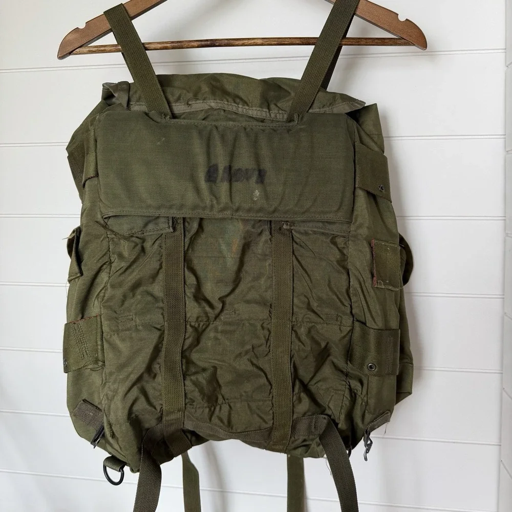 US Army Large Combat Ruck Sack Field Pack Backpack Militaria No Frame VTG